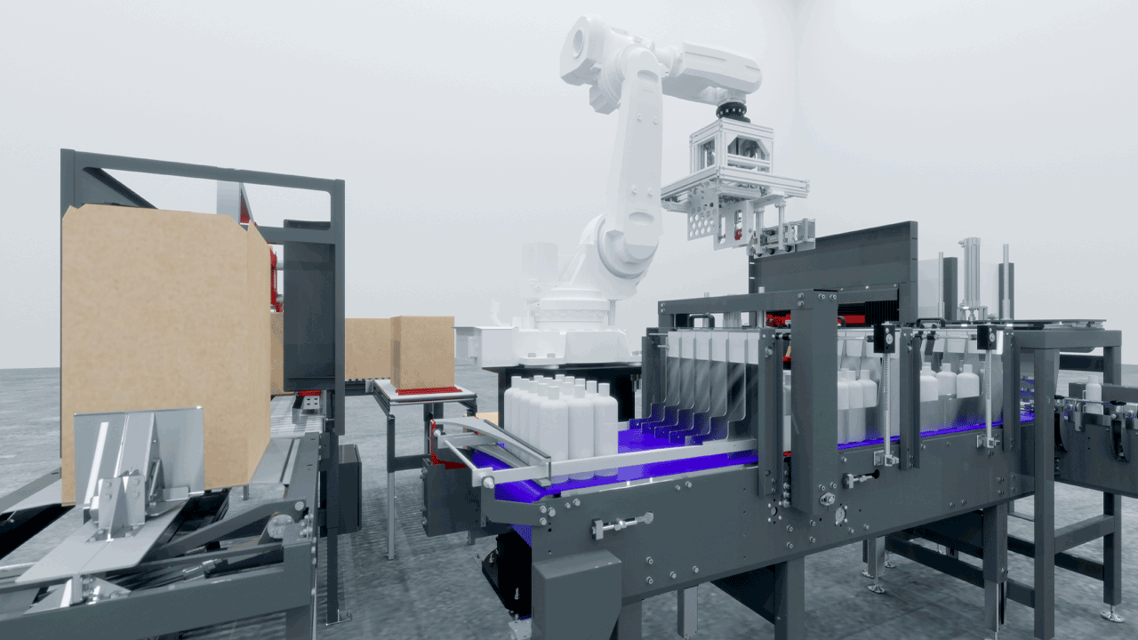 Case packing robot