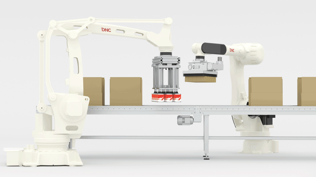 Case packing robot